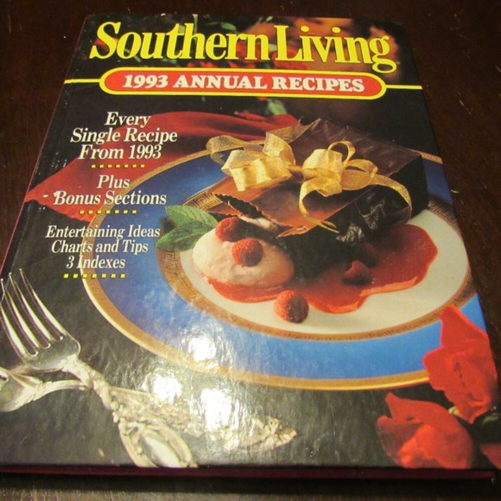 🥦🍅🫛Wonderful Vintage "Southern Living 1993 Annual Recipes" - HC
